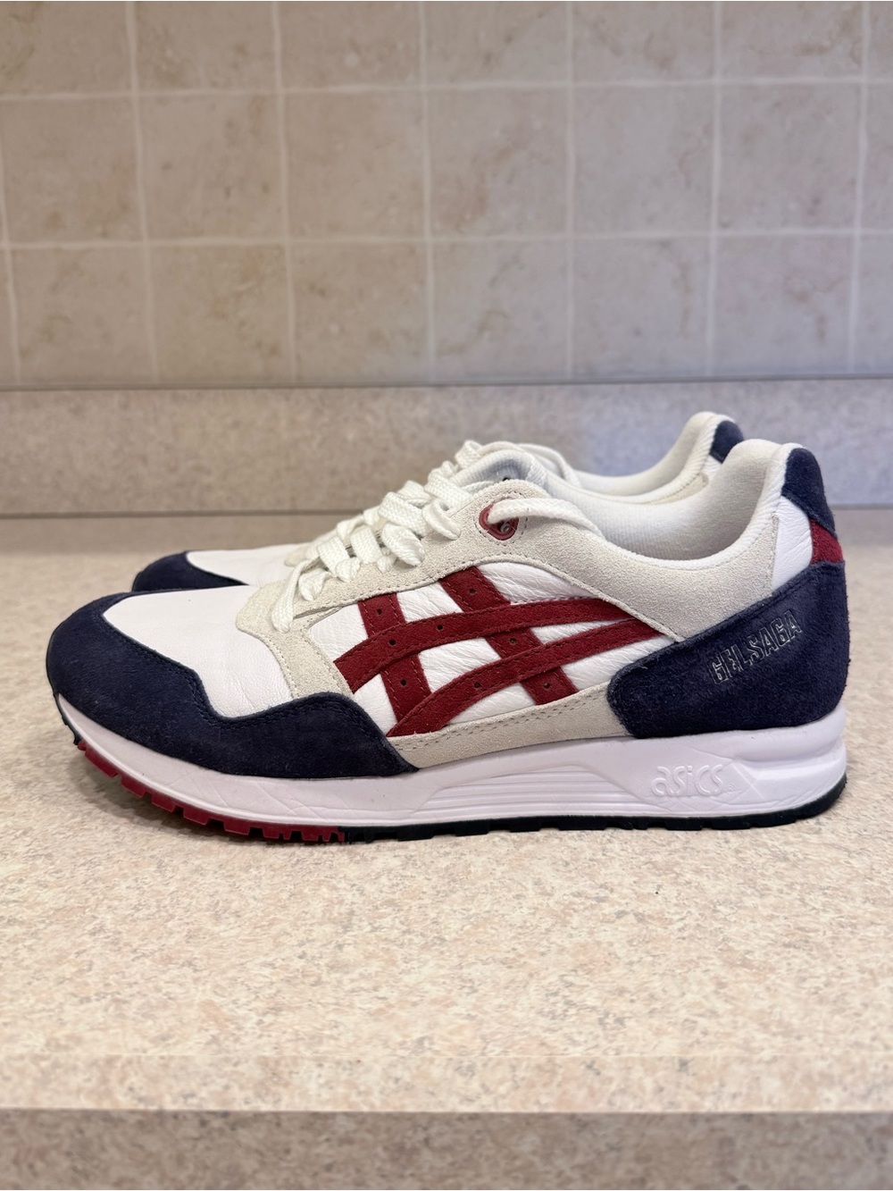 ASICS Gel Saga “Navy Burgundy”